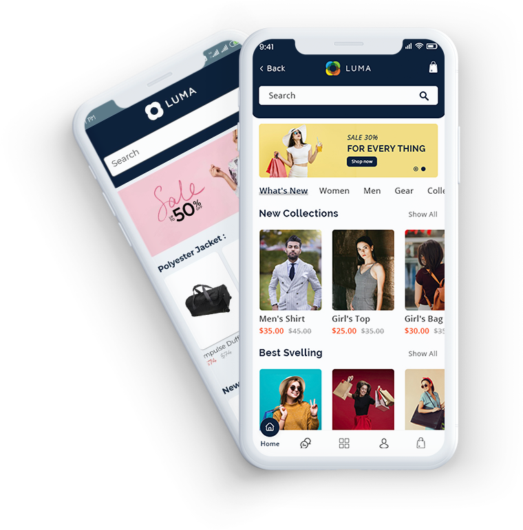 Configure home screen with magento 2 mobile app extension