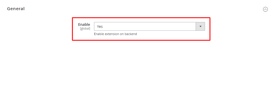 Enable / Disable Extension
